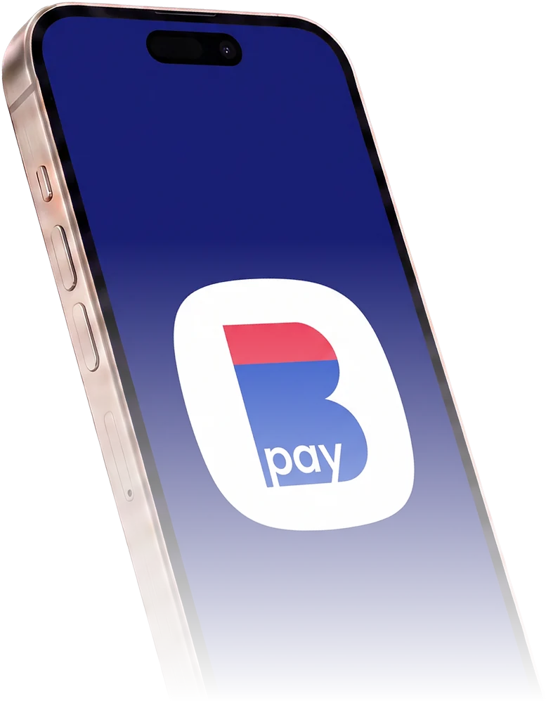 Celular com o app Casas Bahia Pay aberto